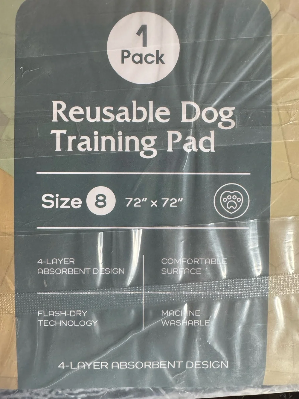 O'Jay Gray Floral Washable Dog Training Pad